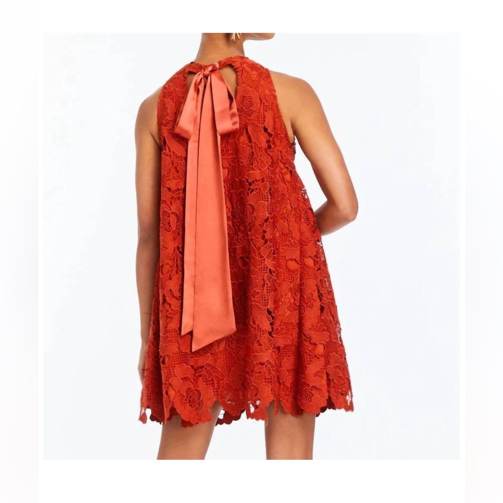 MESTIZA NEW YORK Luli Guipure Lace Tent Dress - Picture 3 of 8